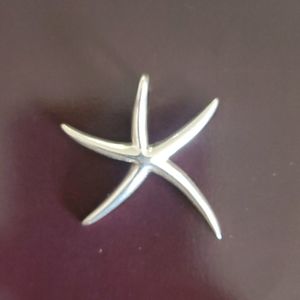 Starfish silver pendant